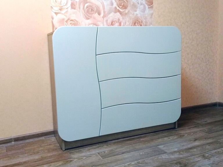 белый комод Мебелеф-32