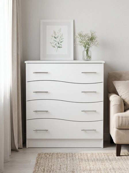 Белый комод Мебелеф-11